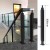 900mm high Stainless steel balustrade External card slot post  matte black 90degree post  