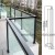 1100mm high Stainless steel balustrade post  matte black with bracket 180 degree post  